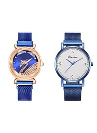 Elanova Men's and women's watch set