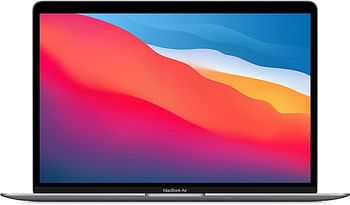 Apple 2020 MacBook Air Laptop: Apple M1 Chip 13Inch Retina Display - 8GB RAM - 256GB SSD Storage - FaceTime HD Camera - Touch ID - English keyboard - Space Grey