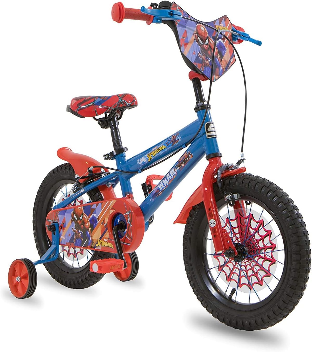 SPARTAN 14" Marvel Spiderman Bicycle, Multicoloured, SP-3087