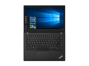 Lenovo ThinkPad T480 Laptop - Intel Core i7-8th Gen, 14-inch , 8GB RAM, 256GB SSD, Windows10 Pro, ENG KB - Black