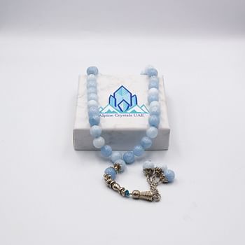 Natural Crystal Amethyst Crystals Tasbih Prayer Beads (10mm – 33 beads)