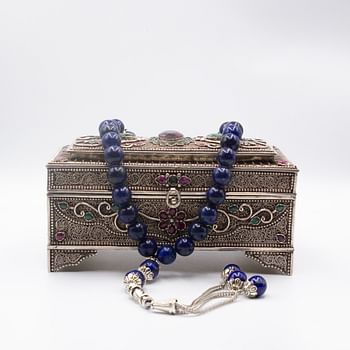Natural Crystal Lapis Lazuli Crystals Tasbih Prayer Beads (10mm – 33 beads)