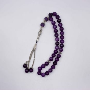 Natural Crystal Lapis Lazuli Crystals Tasbih Prayer Beads (10mm – 33 beads)