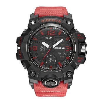 Elanova EL907 Men's Rubber Analog Digital Watch