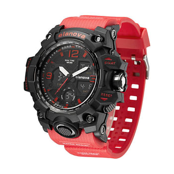 Elanova EL907 Men's Rubber Analog Digital Watch