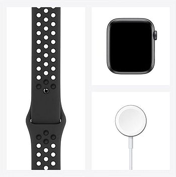 Apple Watch Series 6 + Nike (40mm, GPS) Silver Aluminium Case with Nike Sport Band Pure Platinum/Black