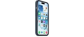Apple Iphone 15 MT0N3ZM/A Silicone Case With Magsafe - Storm Blue
