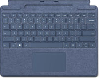 Microsoft Surface Pro Signature Qwerty Keyboard With Slim Pen 2 (8X6-00097) Sapphire