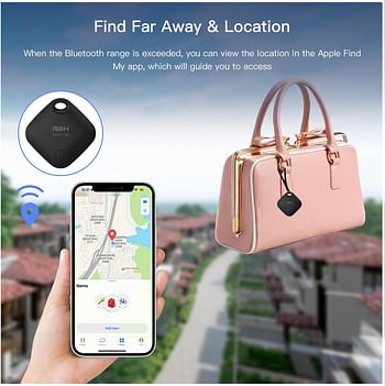 RSH ITAG03 SMART TAG FOR APPLE FIND MY  - Black