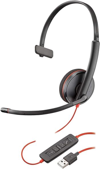 Plantronics Blackwire C3210 Headset 209744-22 Wireless One Size