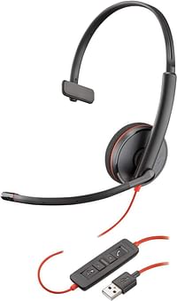 Plantronics Blackwire C3210 Headset 209744-22 Wireless One Size