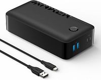 Anker Power Bank A1377 347 Portable Charger PowerCore 40K  40,000mAh Battery Pack with USB-C High-Speed Charging, For iPhone 13 / Pro/Pro Max/mini, Samsung Galaxy, iPad, AirPods