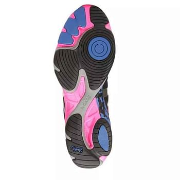 Ryka Womens Influence Cross Training Sneaker 37.5 EU - Black/Atomic Pink