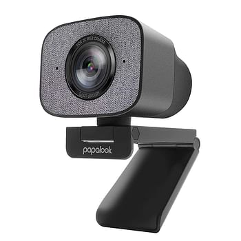 papalook Webcam 2K HDR for PC, PA930 Live Gaming Webcam 1080P 60FPS with microphone, Cover, Tripod, StreamCam Fixed Focus for YouTube, Gaming, Twitch, PC/Mac/Laptop/Desktop