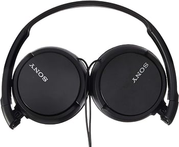 Sony MDR-Zx110AP Extra Bass Smartphone On Ear Headphones Headset and Mic - Black