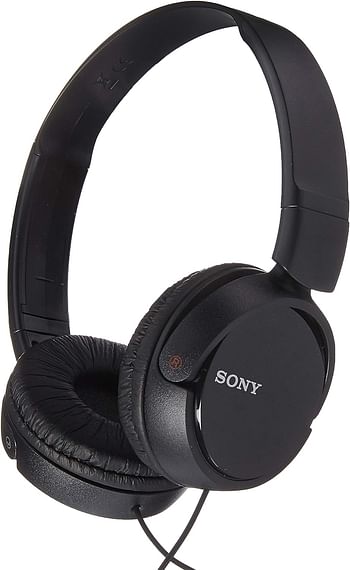 Sony MDR-Zx110AP Extra Bass Smartphone On Ear Headphones Headset and Mic - Black