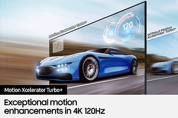 Samsung 75 Inch QLED Flat 4K TV Quantum Processor AI Upscale 100% Color Volume with Quantum Dot Motion Xcelerator Turbo Plus - QA75Q70AAUXUM