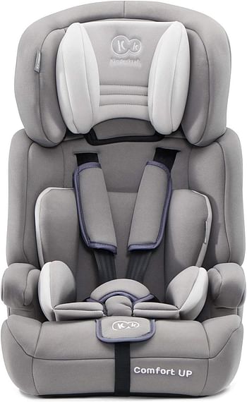 kk Kinderkraft Car Seat Comfort Up, Booster Child Seat, With 5 Point Harness, Adjustable Headrest, For Toddlers, Infant, Group 1/2/3, 9 36 Kg, Up To 12 Years, Safety Certificate Ece R44/04, Gray