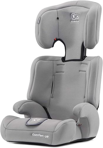 kk Kinderkraft Car Seat Comfort Up, Booster Child Seat, With 5 Point Harness, Adjustable Headrest, For Toddlers, Infant, Group 1/2/3, 9 36 Kg, Up To 12 Years, Safety Certificate Ece R44/04, Gray