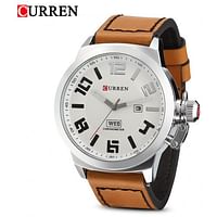 CURREN Men's Water Resistant Chronograph Watch 8270 - 48 mm - Brown