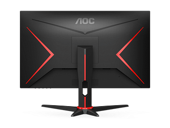 AOC 24G2SPE 23.8" Full HD 165Hz Refresh Rate, 1ms MPRT, IPS Gaming Monitor with Adaptive Sync, Experience Smooth, Blur-Free Gaming with Vibrant Colors and Wide Viewing Angles - Black & Red