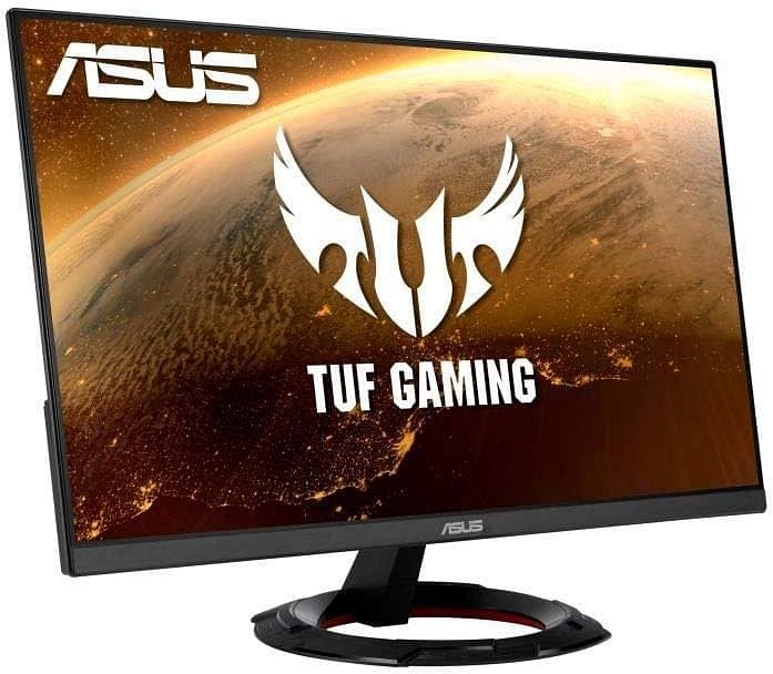 ASUS TUF Gaming 23.8” 1080P Monitor (VG249Q1R) - Full HD, IPS, 165Hz (Supports 144Hz), 1ms, Extreme Low Motion Blur, Speaker, FreeSync Premium - Black