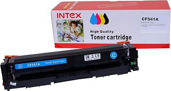 INTEX 203 Laser Toner Cartridge CF541A Compatible with HP Laserjet Pro M254dw M254n M254nw MFP M280nw MFP M281fdn MFP M281fdw Pro M254nw - Cyan