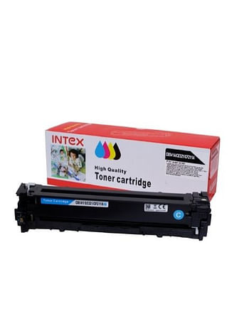 INTEX 203 Laser Toner Cartridge CF541A Compatible with HP Laserjet Pro M254dw M254n M254nw MFP M280nw MFP M281fdn MFP M281fdw Pro M254nw - Cyan