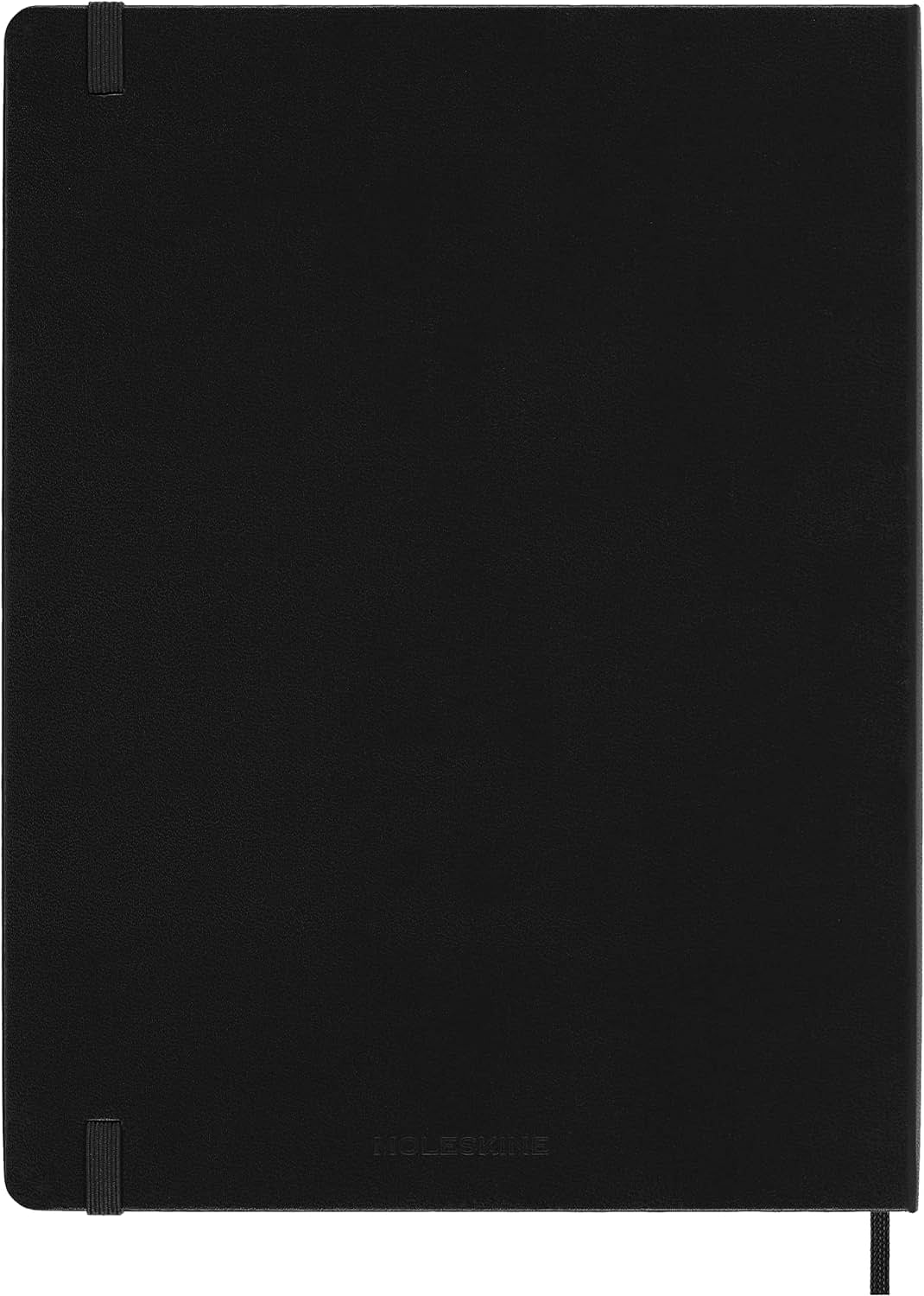 Moleskine 19 X 25 Cm Classic Hard Cove Plain Notebook, 192 Pages, Black