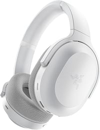 Razer Barracuda Wireless Gaming & Mobile Headset (PC, Playstation, Switch, Android, iOS): 2.4GHz Wireless + Bluetooth - Integrated Noise-Cancelling Mic - 50mm Drivers - 40 Hr Battery - Mercury White