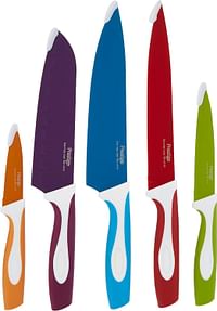طقم سكاكين ستانلس ستيل فايبرو من بريستيج، 5 قطع PR9021