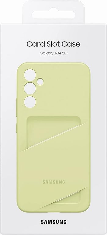 Samsung Galaxy A34 5G Card Slot Case - Lime