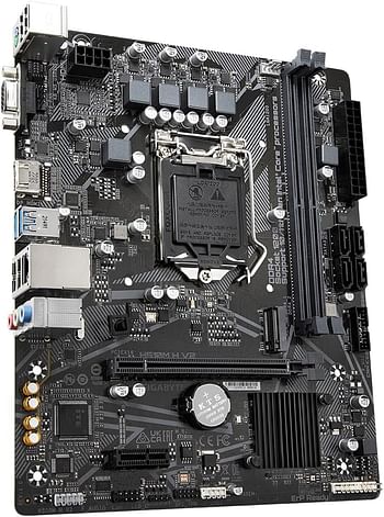 GIGABYTE Micro ATX Motherboard H510M H, S-1200, Intel H510 Express, HDMI, 64GB DDR4 for Intel