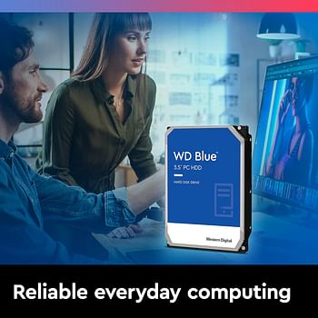 Western Digital Blue 1Tb Pc Hard Drive - 7200 Rpm Class, Sata 6 Gb/S, 64 Mb Cache, 3.5" - Wd10Ezex