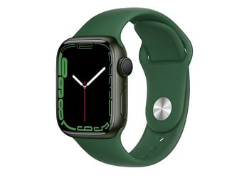 Apple Watch Series 7 (41mm, GPS)  RED Aluminum Case with RED Sport Band