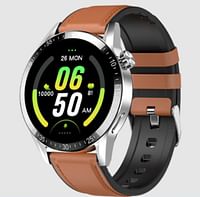 Fire-Boltt Ultimate 1.39 Inch Luxury Bluetooth Calling, 120+ Sports Smartwatch Large Strap Free Size - Brown