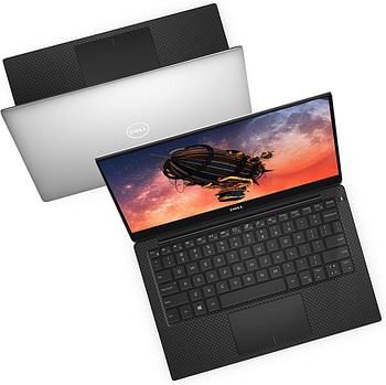 Dell Xps 13 7390 - 10th Gen 10710U - Core i7 6Core Processor - 16GB Ram-512GB NVMe SSD -13.3Inch Infinity Edge FHD 1920x1080 Display - Carbon fiber PalmRest - Finger print security - WIFI 6 - Windows 11 Licensed -Silver