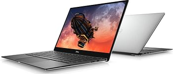 Dell Xps 13 7390 - 10th Gen 10710U - Core i7 6Core Processor - 16GB Ram-512GB NVMe SSD -13.3Inch Infinity Edge FHD 1920x1080 Display - Carbon fiber PalmRest - Finger print security - WIFI 6 - Windows 11 Licensed -Silver