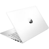 HP Pavilion dv0012nx Laptop 14 Inch Intel Core i5-1135G7 11th Gen 8GB RAM 256GB SSD -NVIDIA GeForce MX350 (2 GB) - Windows 10 - Ceramic White