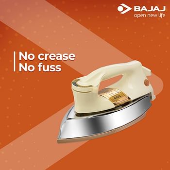 Bajaj DHX-9 Heavy Weight Dry Iron with Advance Soleplate