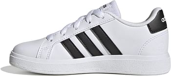 Adidas GRAND COURT 2.0 K unisex-child Shoes 28.5 EU - Ftwwht|Cblack|Cblack