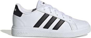 Adidas GRAND COURT 2.0 K unisex-child Shoes 28.5 EU - Ftwwht|Cblack|Cblack