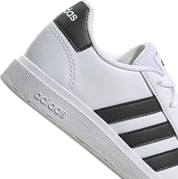 Adidas GRAND COURT 2.0 K unisex-child Shoes 28.5 EU - Ftwwht|Cblack|Cblack