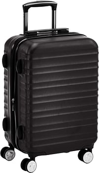 Amazn Basics Carry on Hardside Spinner with TSA Lock - 21-Inch (50cm), Material: Polycarbonate, Black