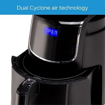 Midea 4.7L XL Digital Air Fryer 1500W with Dual Cyclone Rapid Hot Technology for Frying, Grilling, Broiling, Roasting, Baking, Toasting, Timer up to 60 minutes Temperature Control up to 200°C-MFCN40D2