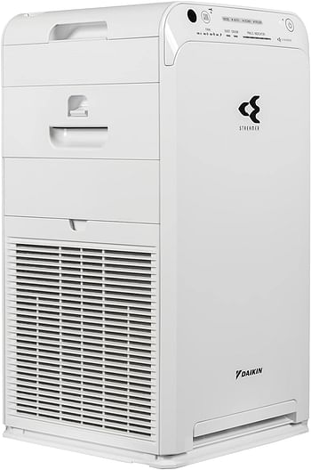 Daikin MC55VB Air Purifier with 10 Years Life Electrostatic HEPA Filter | Lifetime Odor Filter Up to 82m² Coverage | Patented Streamer Technology for Allergens | Quiet 99.9% Removal to PM1 Microns