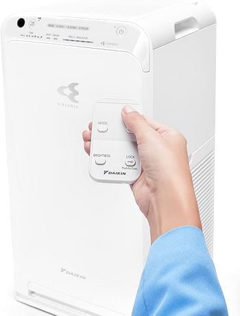 Daikin MC55VB Air Purifier with 10 Years Life Electrostatic HEPA Filter | Lifetime Odor Filter Up to 82m² Coverage | Patented Streamer Technology for Allergens | Quiet 99.9% Removal to PM1 Microns