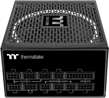 Thermaltake Toughpower GF1 1200 Watt Power Supply, Full Modular, 80 Plus Gold, PSU, Single Rail, 100 A, 140mm Fan, ATX - Black