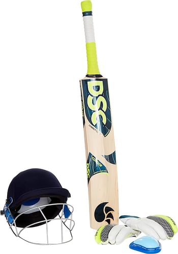 DSC Premium Complete Kit with Helmet Cricket Size 5