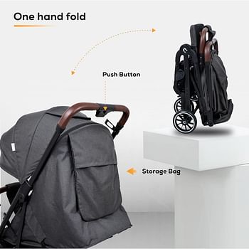 Nurtur Baby Stroller with Storage Basket Removable front bumper - Official Nurtur Product